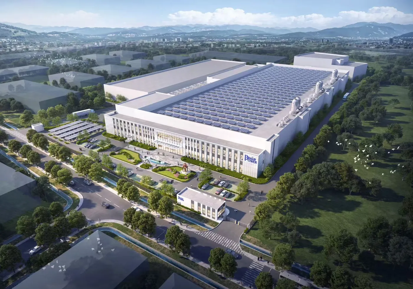 Rendering of the completed Ayutthaya plant